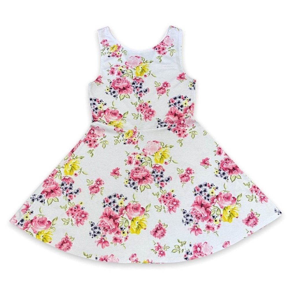 H&M Divided Fit and Flare Floral Summer Dress
